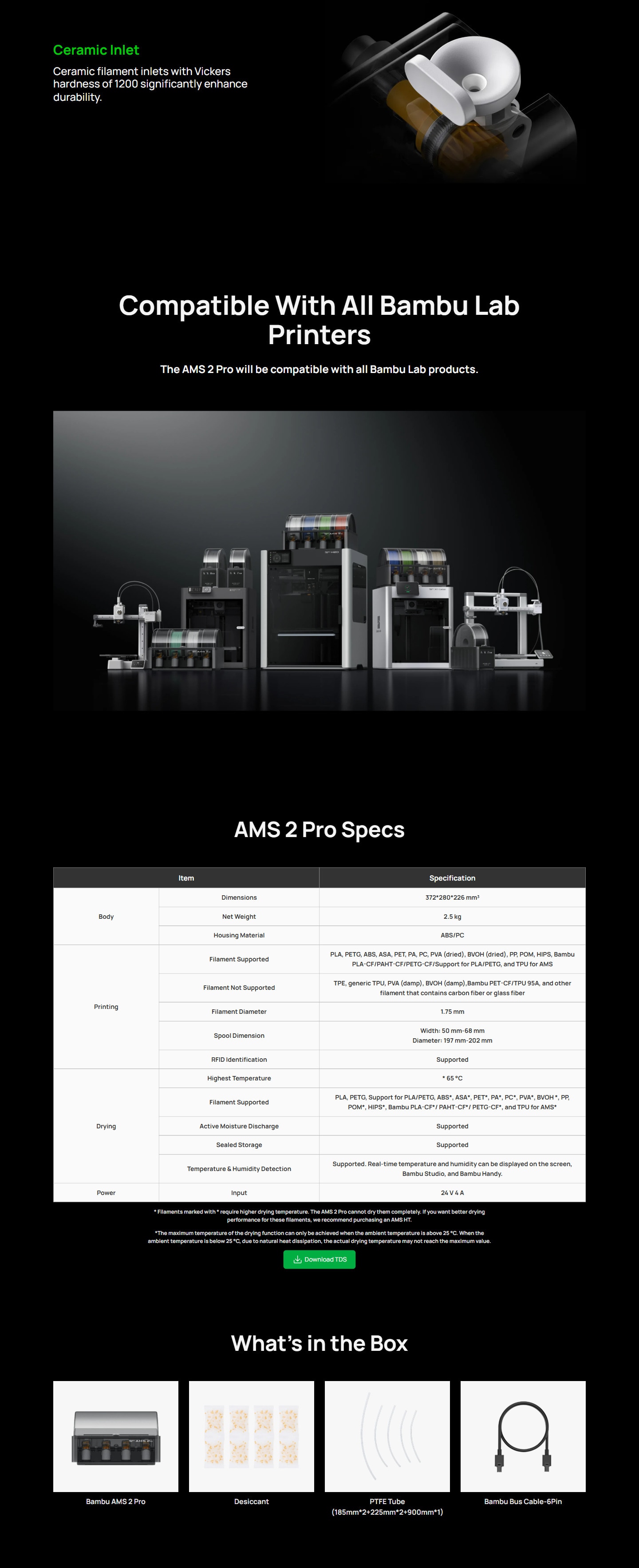 Bambu Lab 拓竹 AMS 2 Pro 自動供料系統